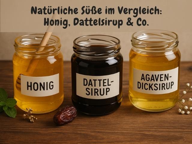 Natürliche Süße im Vergleich: Honig, Dattelsirup & Co.