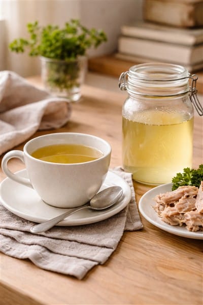 Milde Brühe als Schonkost – was alte Krankenkost uns heute noch lehren kann