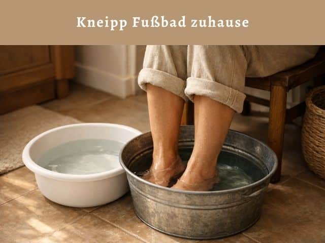 Kneipp Fußbad zuhause