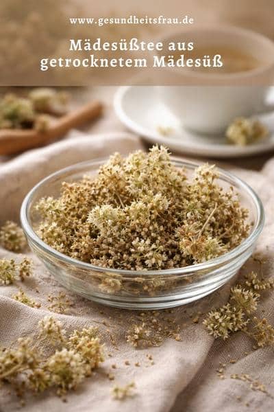 Mädesüßtee aus getrocknetem Mädesüß