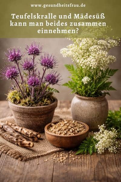 Teufelskralle und Mädesüß – kann man beides zusammen einnehmen?