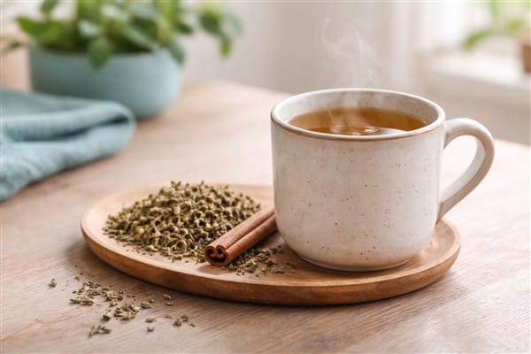 Tulsi-Tee mit Zimt – wohltuend für Stress, Verdauung und innere Balance